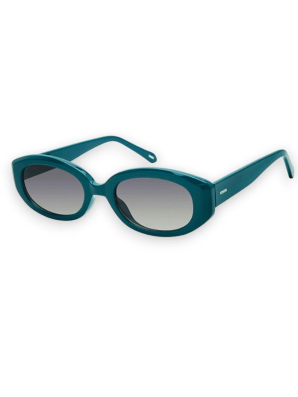 Fossil Classic Retro Style Teal Oval Women's Sunglasses (FW237)